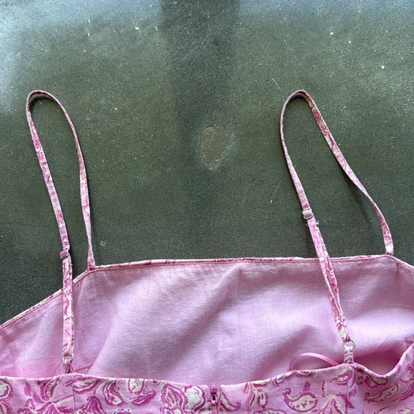 Zara Pink Floral Summer Dress - Picture 8 of 10